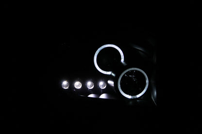 Anzo 2006-2008 Dodge Ram 1500 Projector Headlights w/ Halo Black 111209 Photo - Unmounted