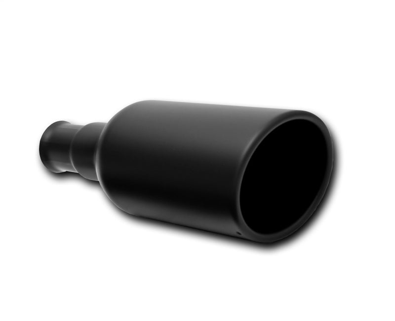 Gibson Black Ceramic Rolled Edge Angle Exhaust Tip for 09-22 Ram 1500 Factory Dual Exhuast 500682-B 500682-B Photo - Primary