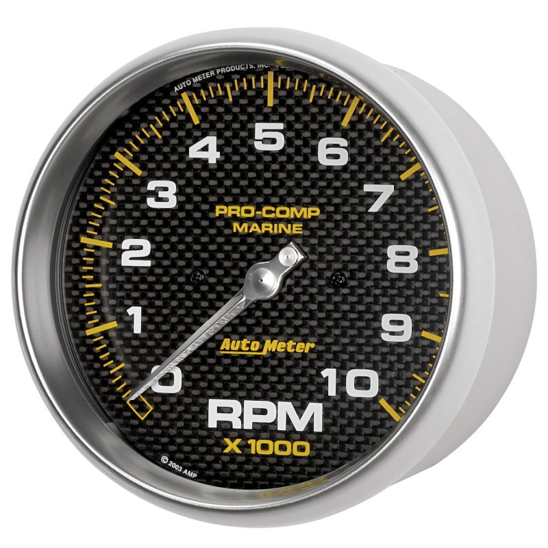 Autometer Gauge, Tachometer, 5", 10k RPM, Marine Carbon Fiber 200801-40 User 2