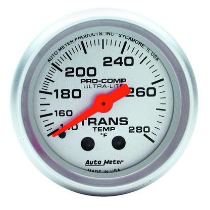 Autometer 2-1/16" Transmission Temperature, 140-280 °F, Mechanical, Ultra-Lite 4351 Photo - Primary