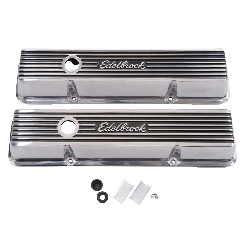 Edelbrock Valve Cover, Elite II Series, Chevrolet, 1959-1986 262-400 CID V8 4263 Photo - Primary
