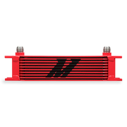 Mishimoto Universal 10 Row Oil Cooler - Red MMOC-10RD Photo - Primary