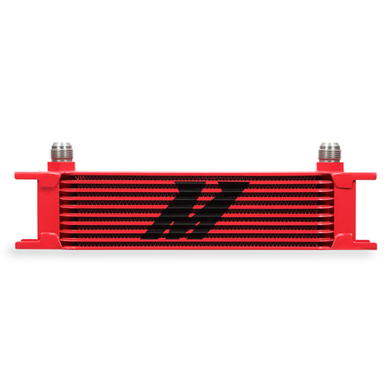 Mishimoto Universal 10 Row Oil Cooler - Red MMOC-10RD Photo - Primary