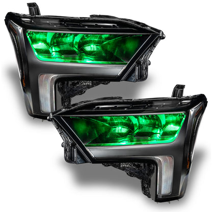 ORACLE Lighting Oracle 2022+ Toyota Tundra ColorSHIFT RGB Demon Eye Headlight Upgrade Kit 1474-334 1474-334 Photo - Mounted