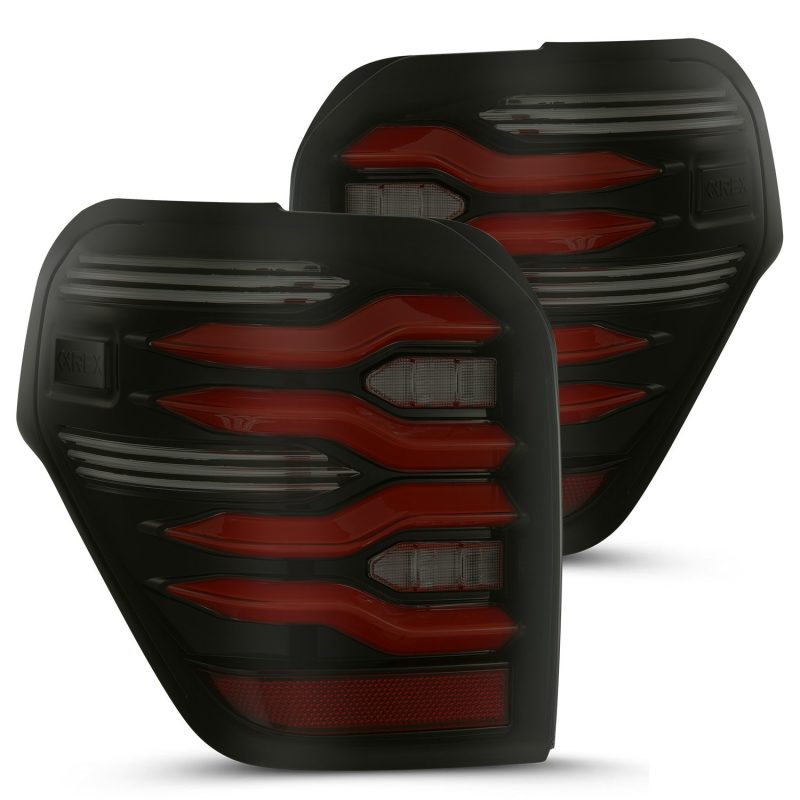 AlphaRex 10-21 Toyota 4Runner LUXX LED Taillights Blk/Red w/Activ Light/Seq Signal 690050 690050 Photo - Primary