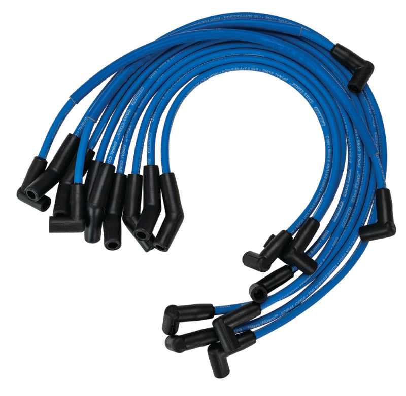 Moroso Blue Max Spiral Core Custom Fit Wire Set, Blue Wire, Unsleeved 72645 User 1