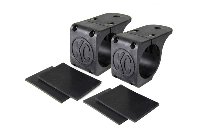 KC HiLiTES Universal Tube Clamp Light Mount Bracket Set / 2.25in. to 2.5in. Bar (Pair) 73081 73081 Photo - Primary