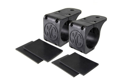 KC HiLiTES Universal Tube Clamp Light Mount Bracket Set / 2.25in. to 2.5in. Bar (Pair) 73081 73081 Photo - Primary