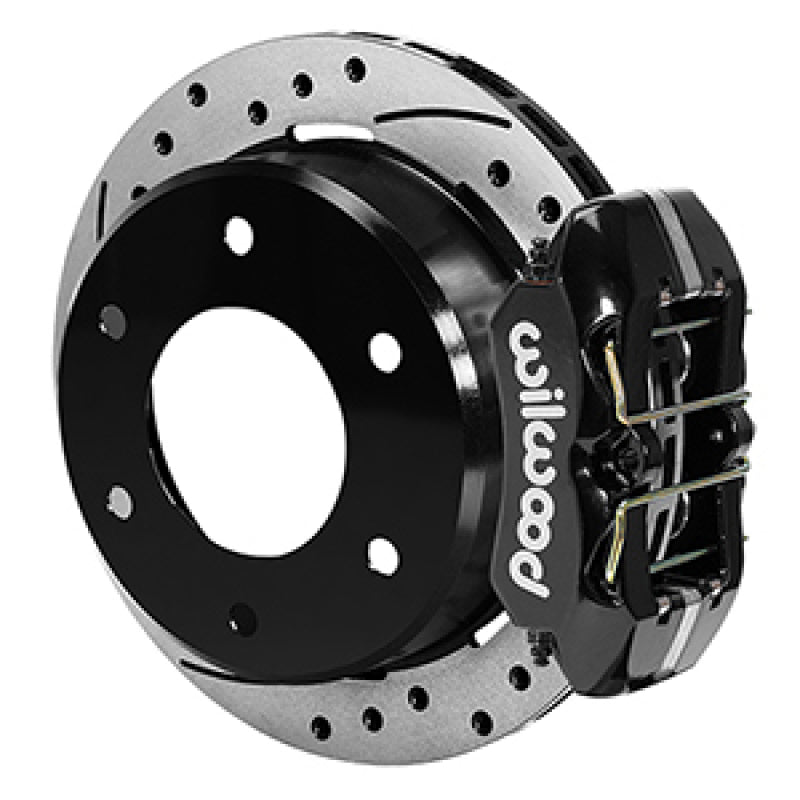 Wilwood 63-87 C10/C15 DynaPro FDPLP Black Calipers 11in x .81in D/S Rotors 6-Lug Rear Disc Brake Kit 140-16711-D