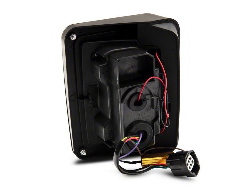 Raxiom 07-18 Jeep Wrangler JK Axial Series LED Tail Lights- Blk Housing (Clear Lens) J141585 J141585 Photo - Close Up