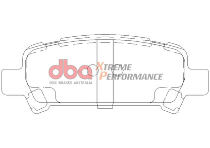 DBA 02-03 Subaru WRX XP650 Rear Brake Pads DB1379XP DB1379XP Photo - out of package