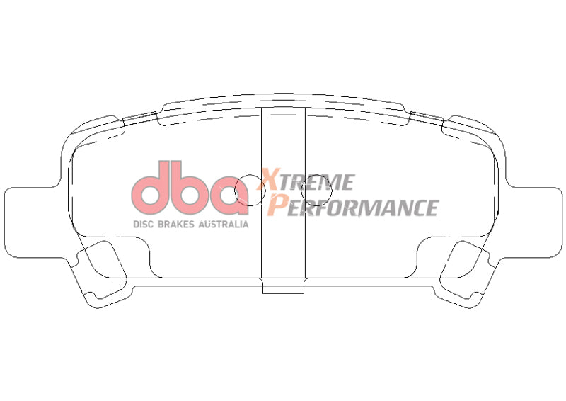 DBA 02-03 Subaru WRX XP650 Rear Brake Pads DB1379XP DB1379XP Photo - out of package