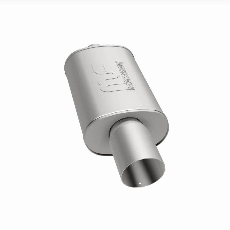 MagnaFlow 5" X 8" Oval Center/Center Performance Muffler With Tip 14827 360 Degree Image Set