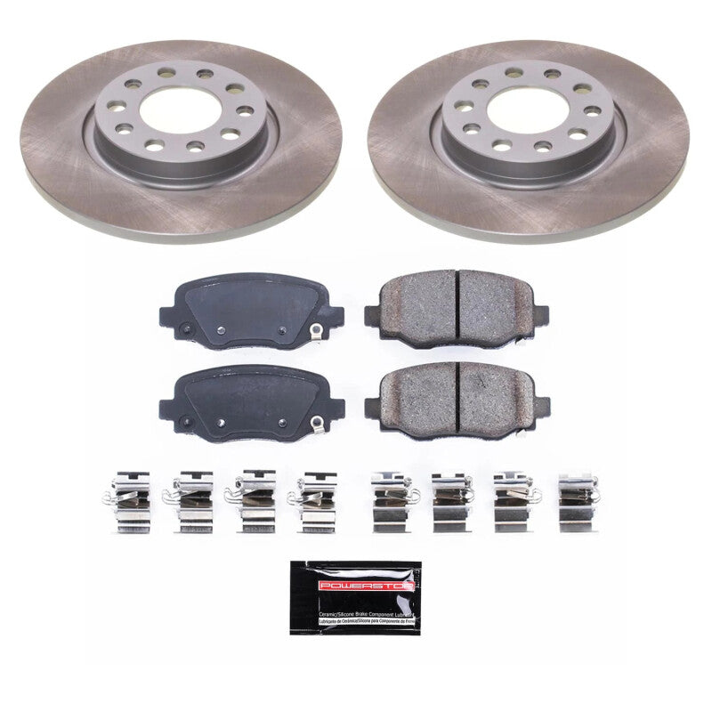PowerStop Power Stop 14-22 Jeep Cherokee Rear Semi-Coated Rotor Kit SC6543 SC6543 Photo - Primary