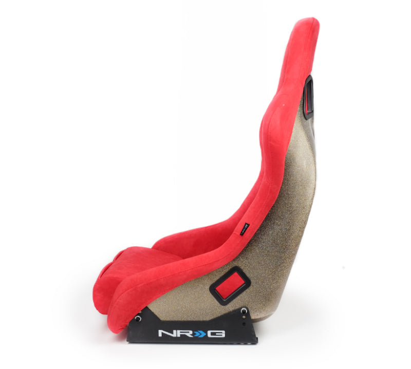 NRG FRP Bucket Seat ULTRA Edition - Medium (Red Alcantara/Pearlized Back) FRP-303RD-ULTRA FRP-303RD-ULTRA Photo - Primary