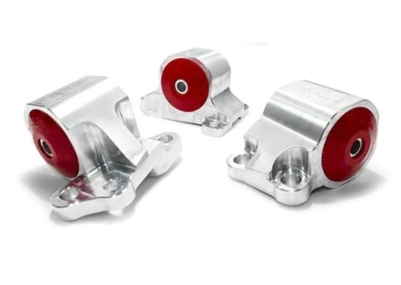 Innovative Mounts Innovative 92-95 Civic B/D Series Silver Aluminum Mounts 95A Bushings