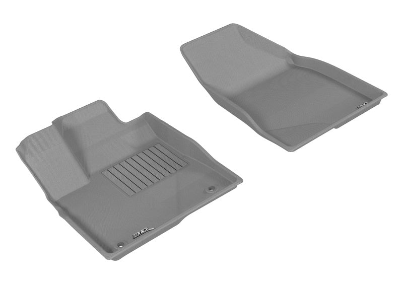3D MAXpider 2014-2019 Toyota Highlander Kagu 1st Row Floormat - Gray L1TY16311501 L1TY16311501 Photo - Primary