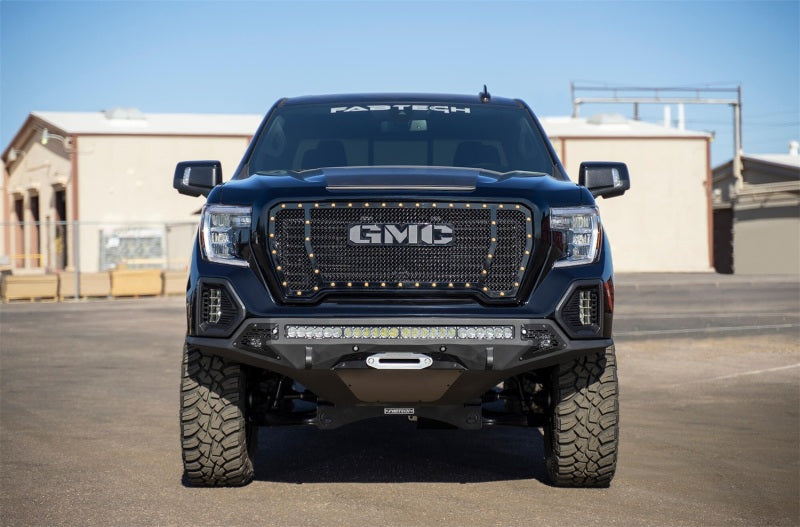 Addictive Desert Designs 2019 GMC Sierra 1500 SF Front Bumper w/ Winch F471423030103 Photo - Mounted