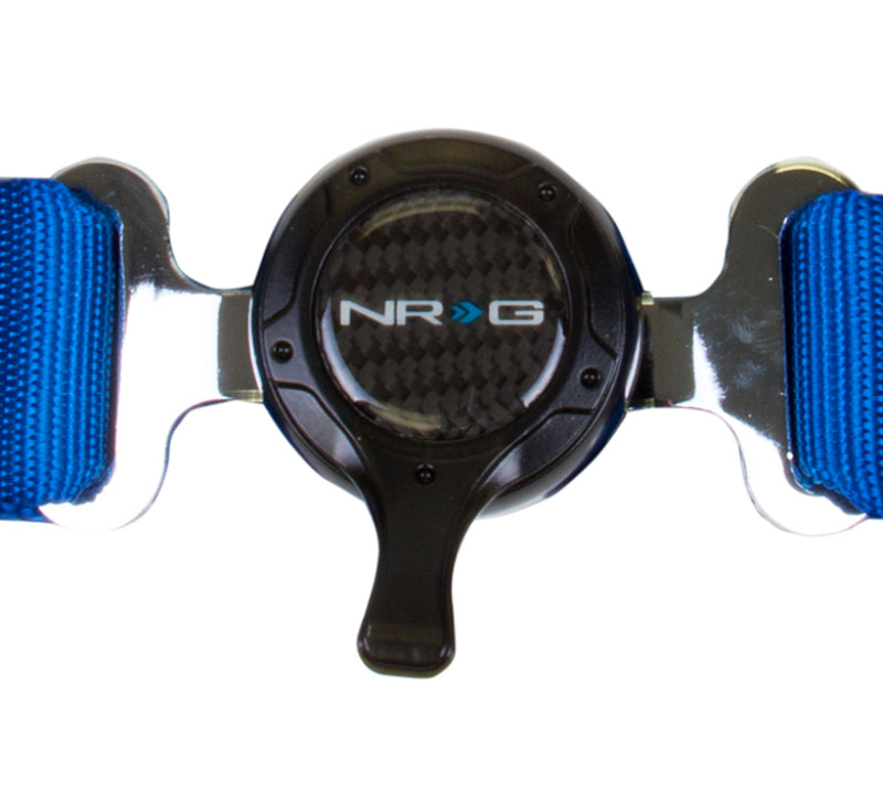 NRG 4 Point Seat Belt Harness / Cam Lock- Blue SBH-4PCBL Photo - Primary