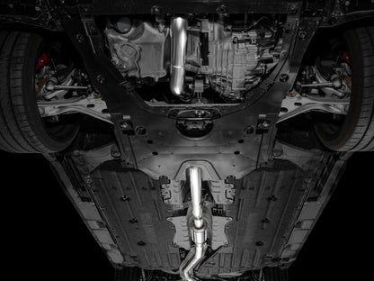 AWE Tuning 2024 Acura Integra Type S DE5 FWD Track Edition Exhaust w/ Triple Chrome Silver Tips 3020-52335 3020-52335 Photo - Mounted
