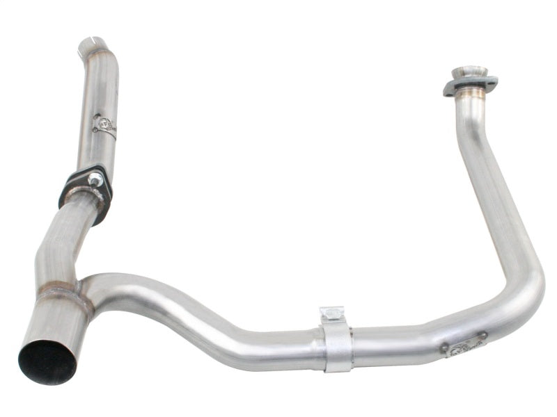 aFe Twisted Steel 2 IN-2-1/2 IN Aluminized Steel Loop-Delete Down-Pipe & Y 48-06210 Photo - Primary