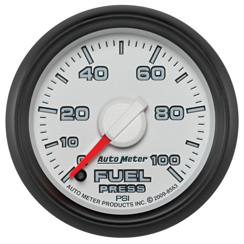 Autometer 2-1/16" Fuel Pressure, 0-100 Psi, Stepper Motor, Gen 3 Dodge Factory 8563 Photo - Primary