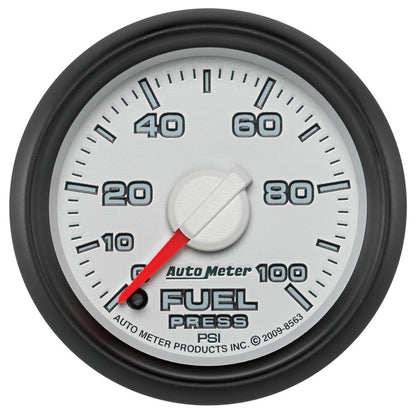 Autometer 2-1/16" Fuel Pressure, 0-100 Psi, Stepper Motor, Gen 3 Dodge Factory 8563 Photo - Primary