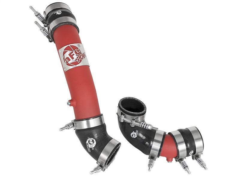 aFe BladeRunner Intercooler Tubes Hot & Cold Red 17 Honda Civic Type R 46-20324-R Photo - Primary