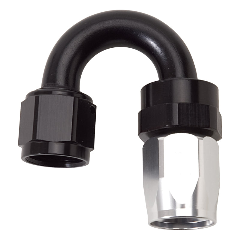 Russell Full Flow Swivel 180° Tight Radius Hose Ends - Black / Silver 613503 Photo - Primary