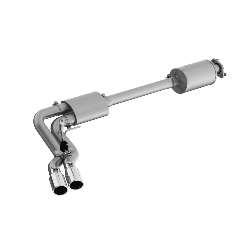 MBRP 15+ Ford F150 T409 Pre-Axle 4in OD Tips Dual Outlet 3in Cat Back S5262AL Photo - Primary