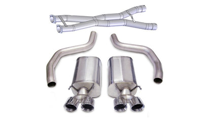 Corsa Performance Corsa 12-13 Chevrolet Corvette C6 ZR1 Sport Cat-Back Dual Rear Exit 14164CB3 Photo - Primary
