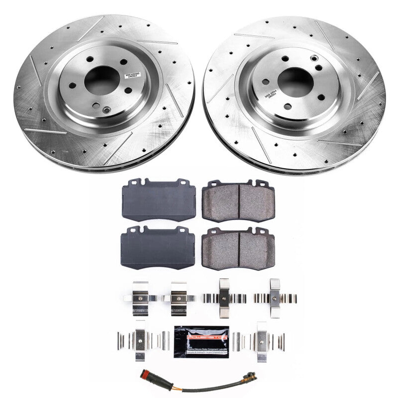 PowerStop Power Stop 07-10 Mercedes-Benz SLK55 AMG Front Z23 Evolution Brake Kit K9078 K9078 Photo - Primary