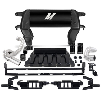 Mishimoto 21+ Bronco 2.3L High Mount INT Kit BK Core P Pipes MMINT-BR23-21HKBKP MMINT-BR23-21HKBKP Photo - Primary