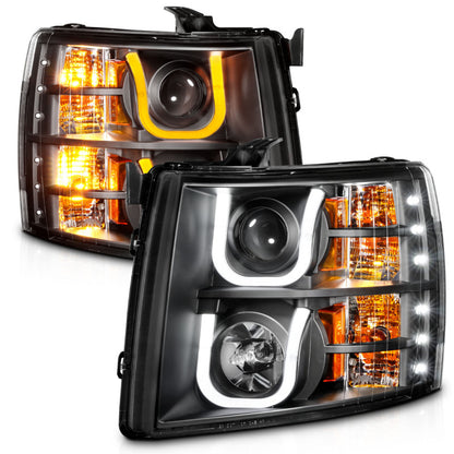 Anzo Chevy Silverado 1500 07-13 / 2500HD/3500HD Headlights W/ U-Bar Switch 111384 User 2