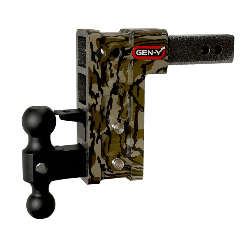 GEN-Y Hitch Gen-Y Mega Duty 2.5in Shank 9in Drop 3K TW 21K Hitch w/GH-061 Dual-Ball/GH-062 Pintle - Mossy Oak GH-624-MO GH-624-MO User 1