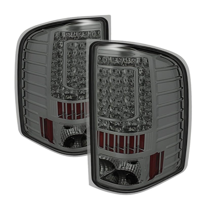 SPYDER Xtune Chevy Silverado 07-13 LED Tail Lights Smoke ALT-ON-CS07-LED-SM 5079770 5079770 Photo - Primary