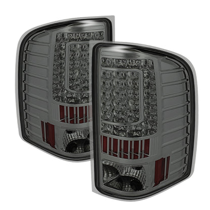 SPYDER Xtune Chevy Silverado 07-13 LED Tail Lights Smoke ALT-ON-CS07-LED-SM 5079770 5079770 Photo - Primary