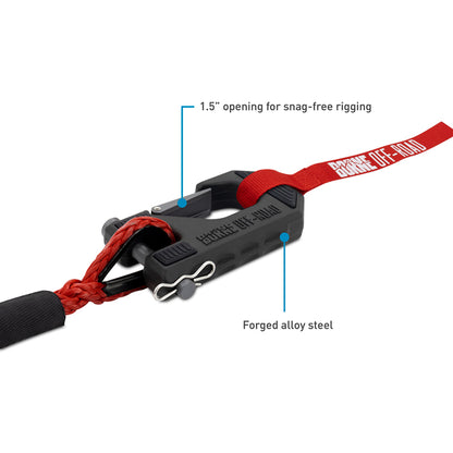 Borne Off-Road 12K Winch - Red Synthetic Rope BNWN-12-SRD BNWN-12-SRD Photo - Primary
