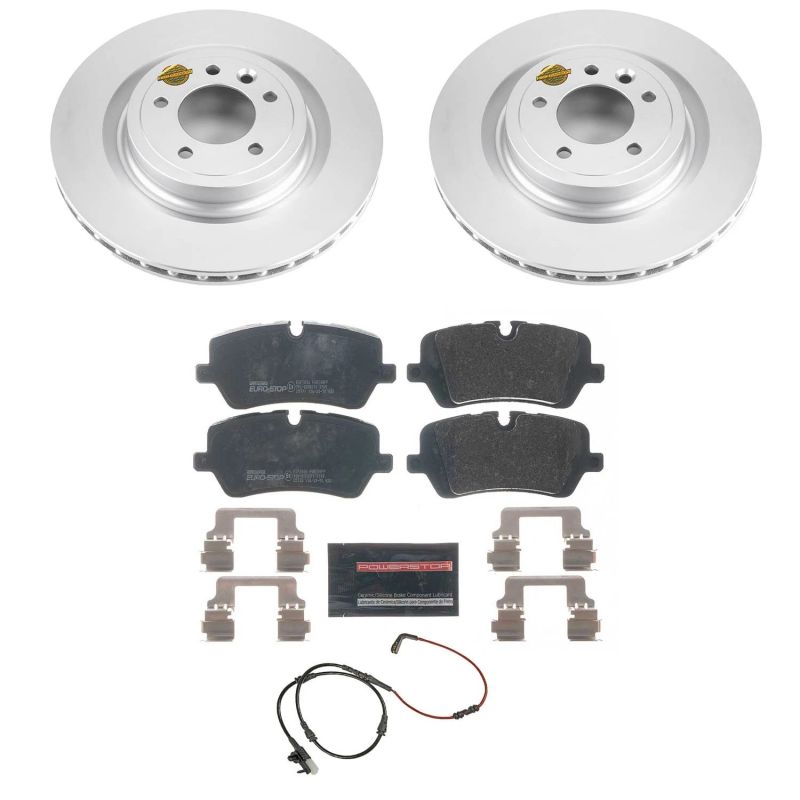 Power Stop 2017 Land Rover Discovery Rear Euro-Stop Brake Kit ESK7174 ESK7174 Photo - Primary