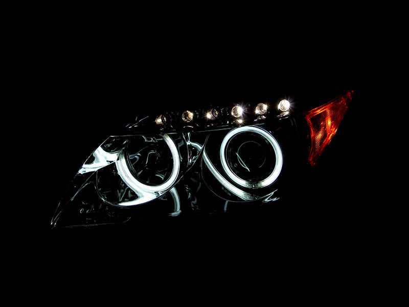 Anzo 2005-2010 Scion Tc Projector Headlights w/ Halo Chrome (CCFL) 121120 Photo - Mounted