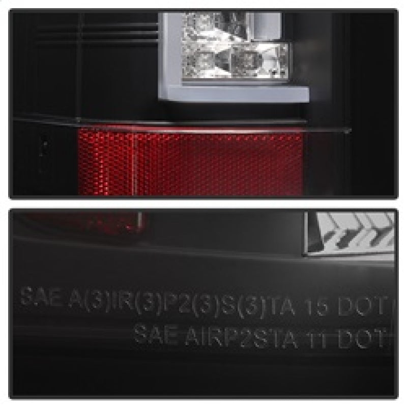 Spyder Chevy Silverado 07-13 Version 2 LED Tail Lights - Black ALT-YD-CS07V2-LED-BK 5081766 5081766 Photo - Unmounted