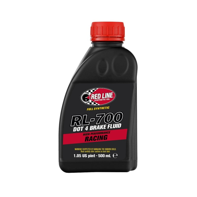 Redline RL700 Brake Fluid Racing 500ml DOT4 Case 6x500ml RED90415 90405 User 1