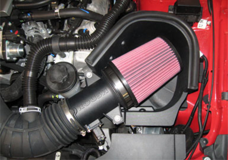 ROUSH 2010-2014 Ford Mustang 4.6L/5.0L V8 Cold Air Intake Kit 420131 420131 Photo - Mounted