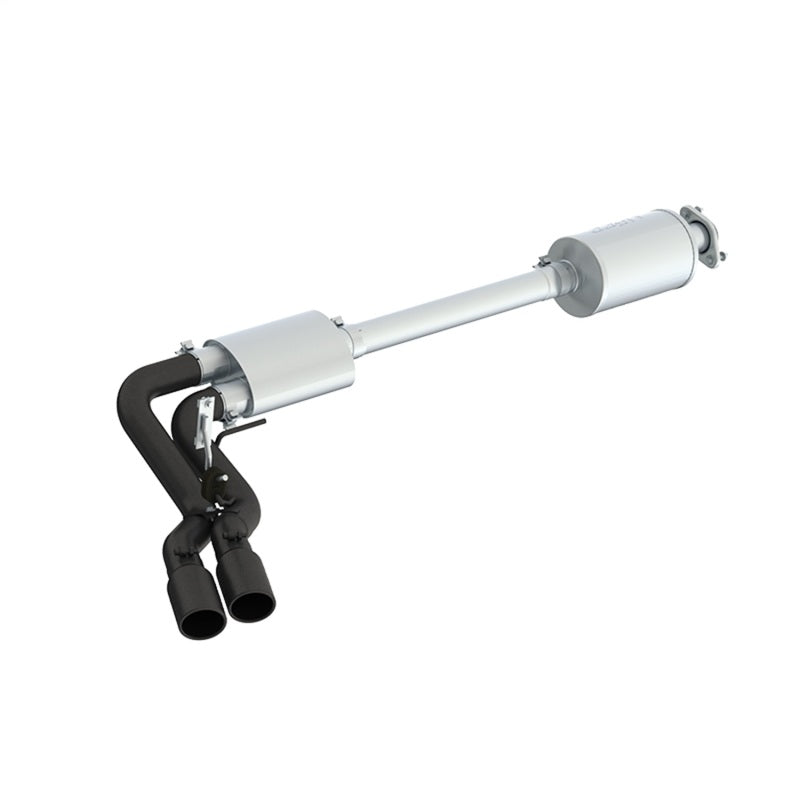 MBRP 15+ Ford F150 Pre-Axle 4in OD Tips Dual Outlet 3in Black Coated S5262BLK Photo - Primary