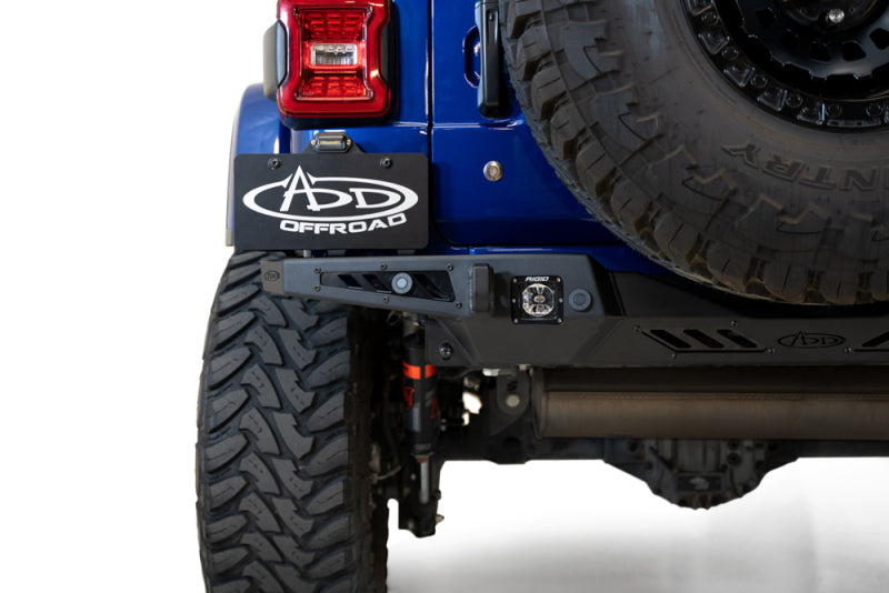 Addictive Desert Designs 18-23 Jeep Wrangler JL Stealth Fighter Rear Bumper R960181280103 R960181280103 Photo - Mounted