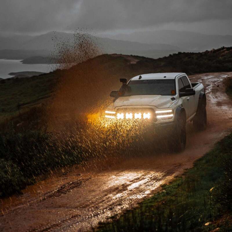 KC HiLiTES SlimLite 8in. LED Light Shield (Shield Only) - Clear 5207 5207 Photo - lifestyle view