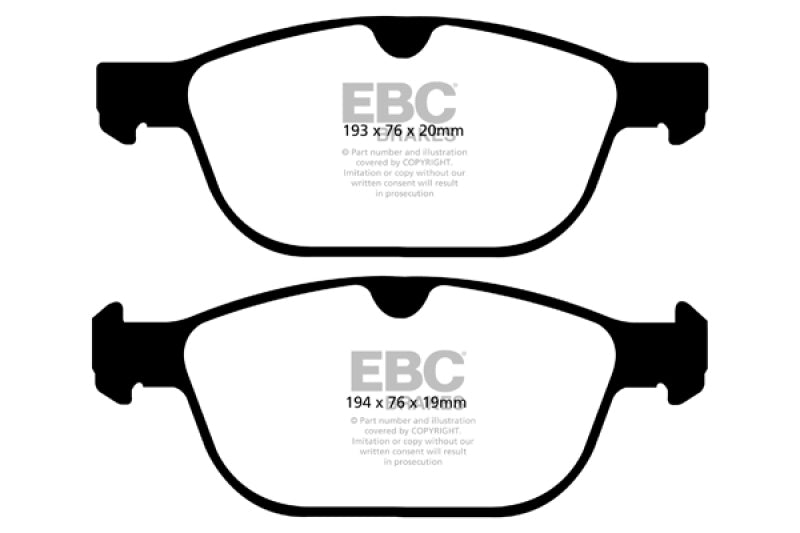 EBC Disc Brake Pad Set DP42018R Photo - Primary