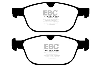 EBC Disc Brake Pad Set DP42018R Photo - Primary
