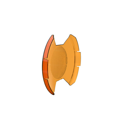 KC HiLiTES SlimLite 8in. LED Light Shield Driving (Shield Only) - Amber 5211 5211 User 2
