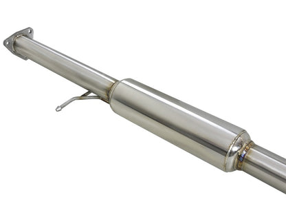 aFe Takeda Exhaust 304SS Dual Cat-Back w/ Black Tips 13-17 Honda 49-36605-B Photo - Unmounted